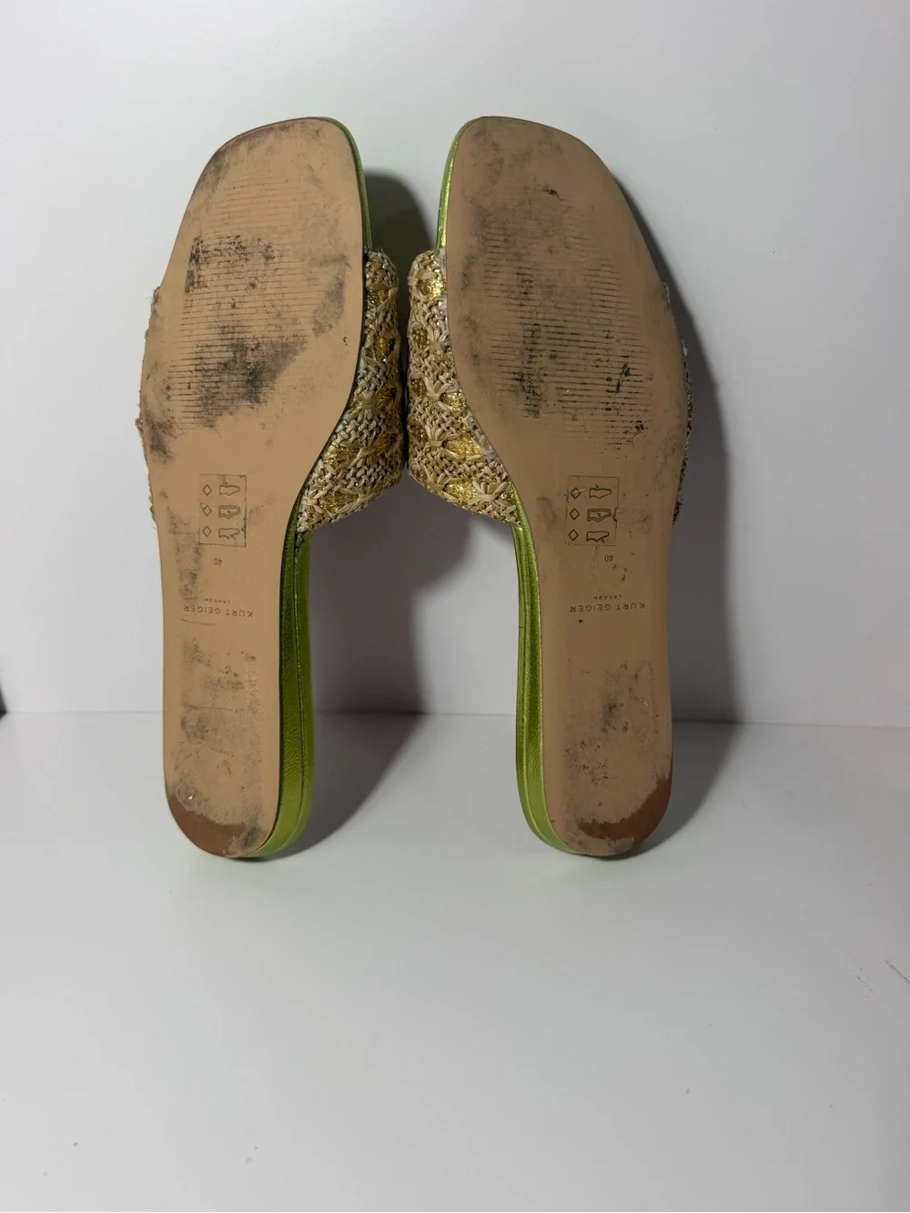 Geiger London Brixton Lock Slide Sandal Size EUR 40/ US 9